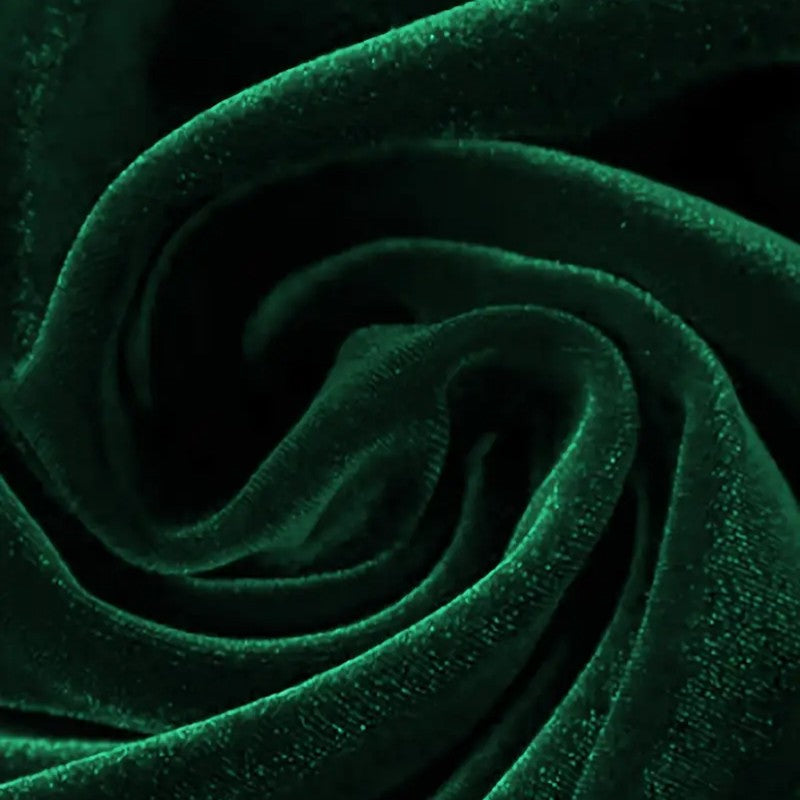 Kvinne Robe Asymmetrisk Utringning Velour 8