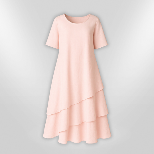 Kvinne Robe Elegant i Lett Bomull 3