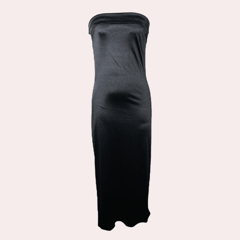 Kvinne Robe Flytende Polyester Innsvinget Silhuett 2