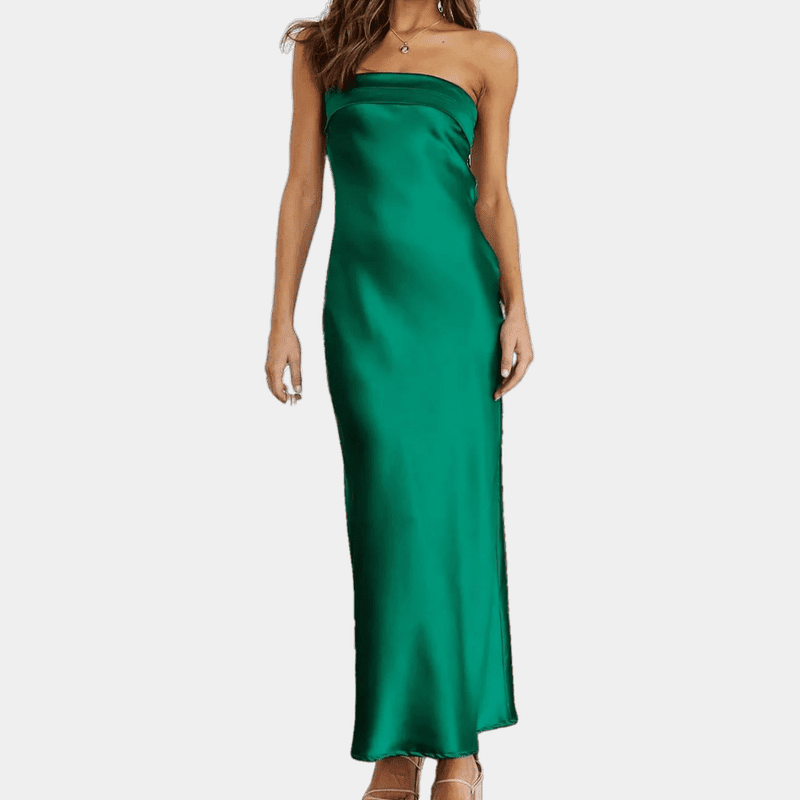 Kvinne Robe Flytende Polyester Innsvinget Silhuett 5