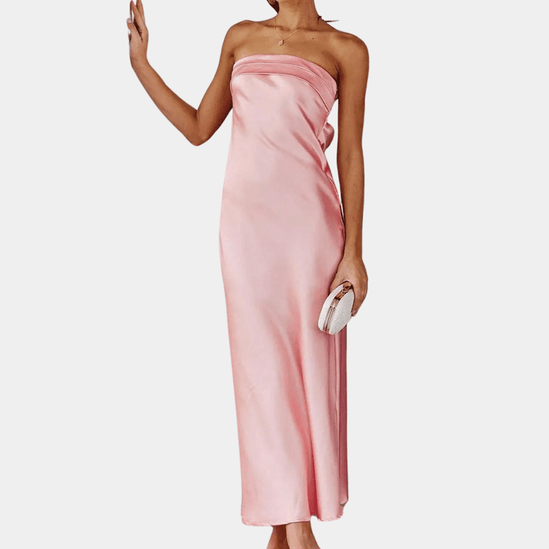 Kvinne Robe Flytende Polyester Innsvinget Silhuett 7