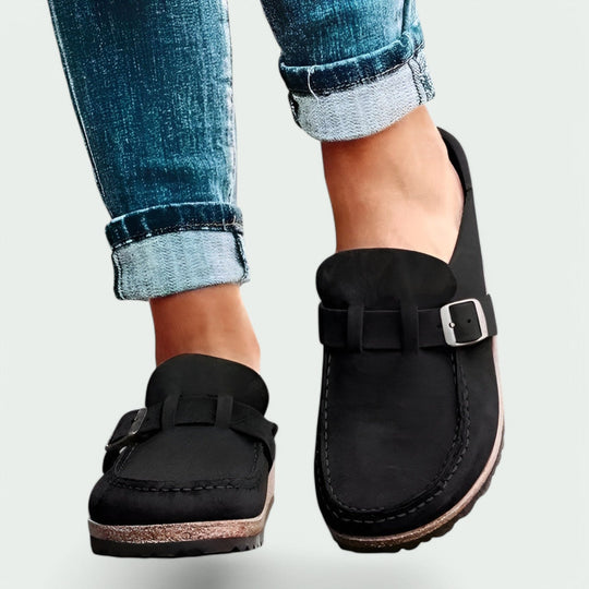 Kvinne Sandaler Retro Mykt Stoff Lett Støtdempende Såle 2