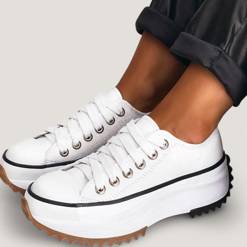 Kvinne Sneakers Plattform Moderne Syntetisk Design 1