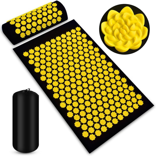 Kvinne Spikermatte Med Nakkepute For Avslapning 5