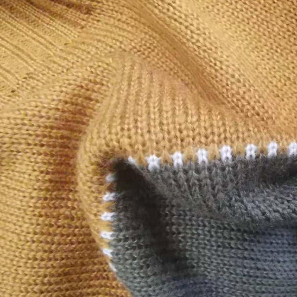 Kvinne Striped Sweater Klassisk Stil 3