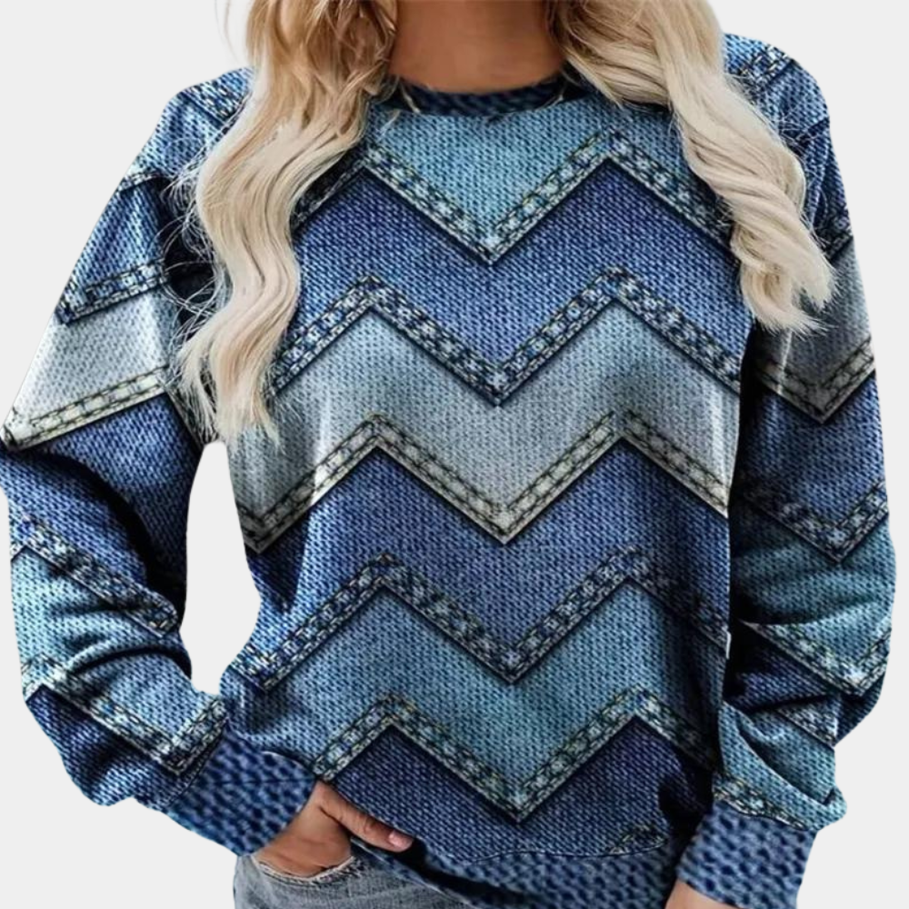 Kvinne Sweater Varm og Stilfull 1