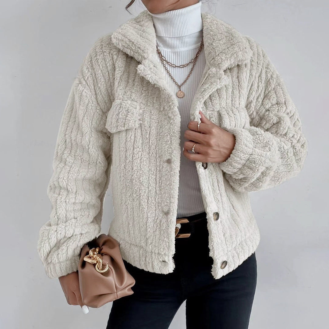 Kvinne Teddy Coat - Fausk Pels - Oversized Passform 2