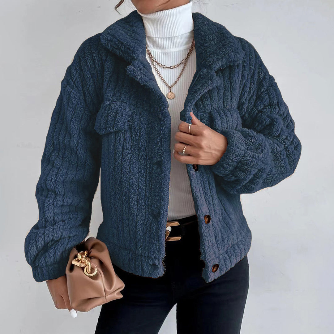 Kvinne Teddy Coat - Fausk Pels - Oversized Passform 4