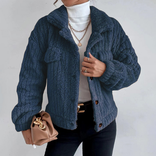 Kvinne Teddy Coat - Fausk Pels - Oversized Passform 4