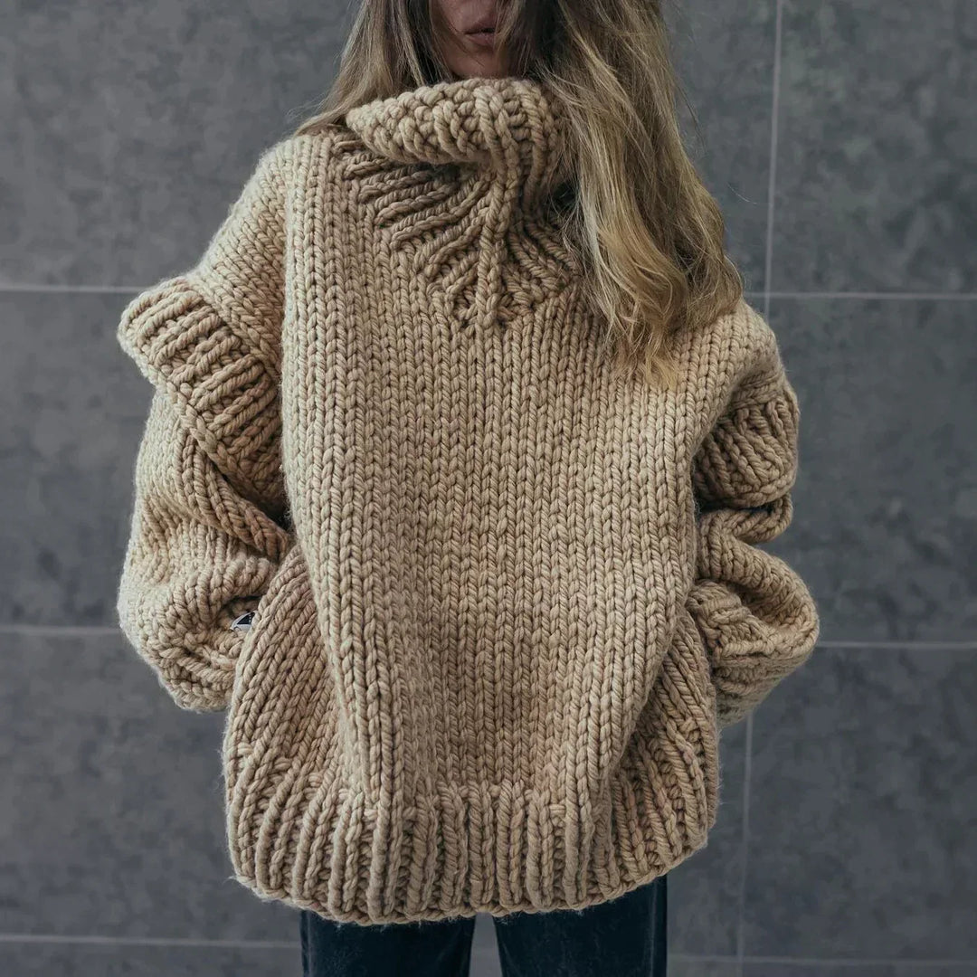 Kvinne Turtleneck Genser Oversized 1
