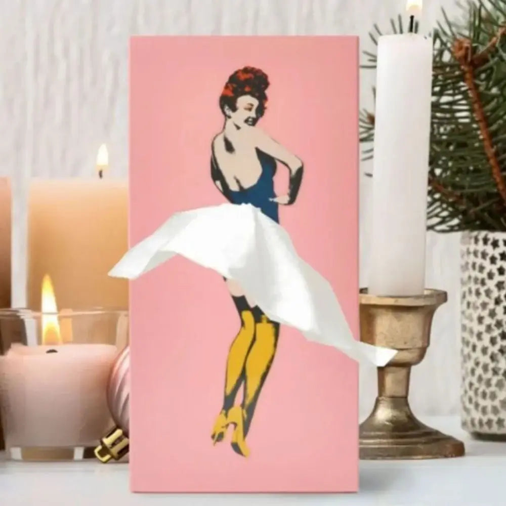 Kvinne Veveboks Retro Stil Chic Kompakt Design 3