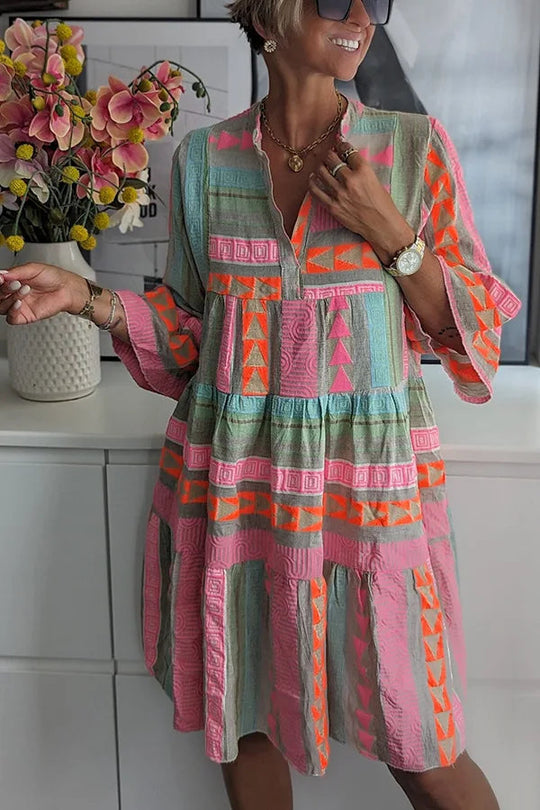 Kvinne Vintage Kjole Klassisk Stil 2
