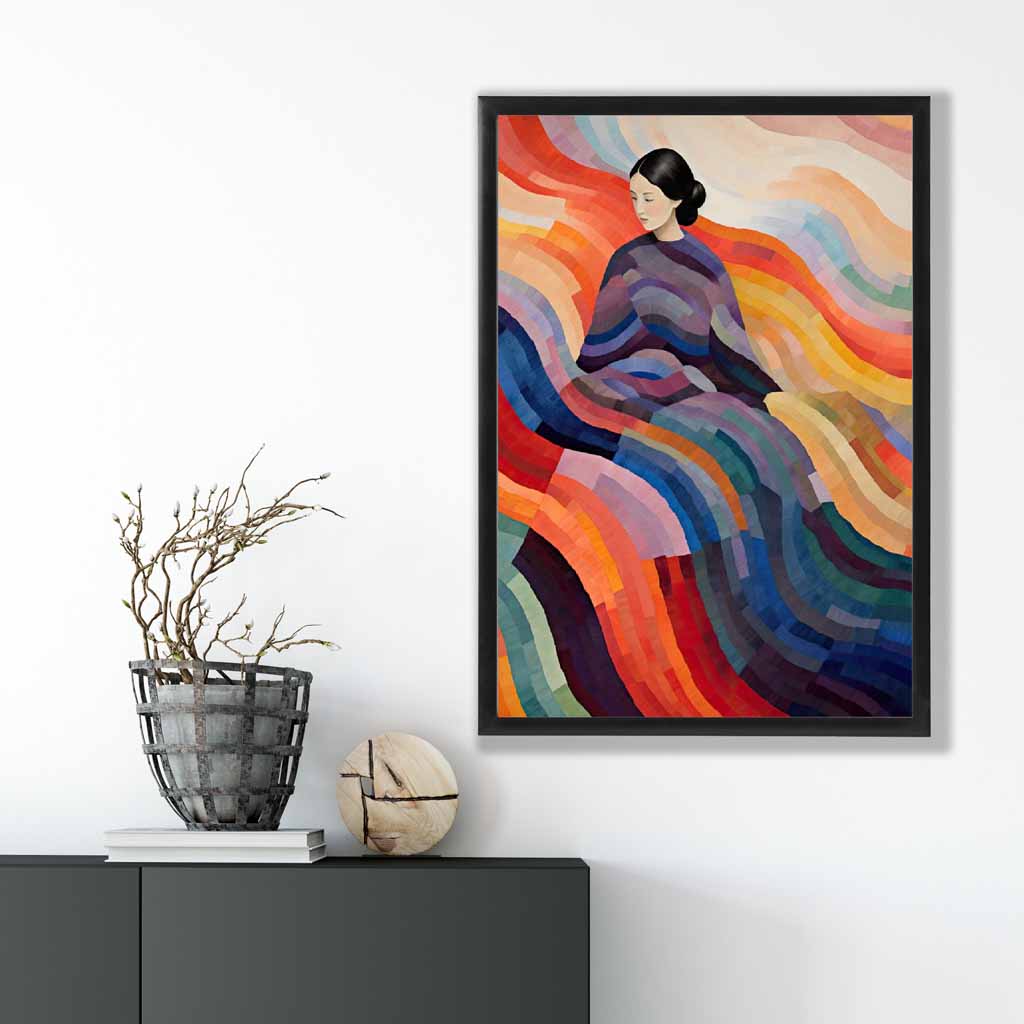 Kvinnelig Abstrakt Kunstverk Surrealistisk Design 1