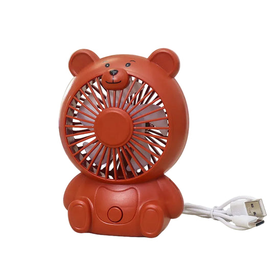 Kvinnelig Bordvifte med Søtt Bjørnedesign, USB-tilkobling, Kompakt og Bærbar 0
