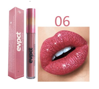 Kvinnelig Leppestift Vanntett Glitter Longlasting Glans 10