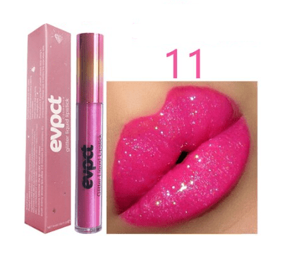 Kvinnelig Leppestift Vanntett Glitter Longlasting Glans 16