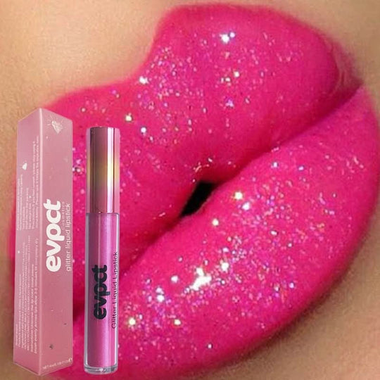 Kvinnelig Leppestift Vanntett Glitter Longlasting Glans 2