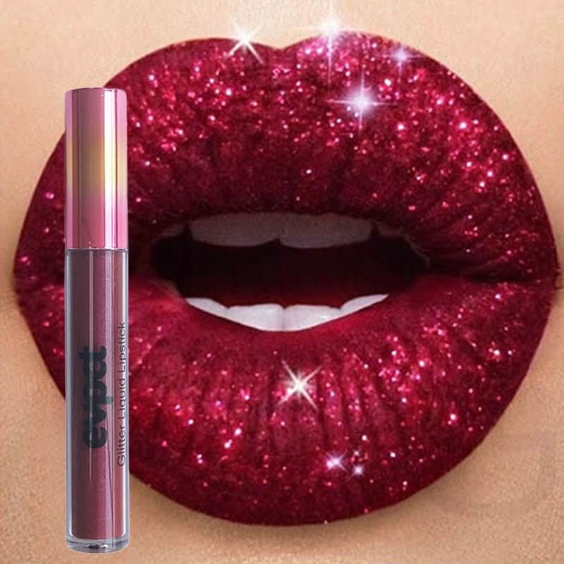 Kvinnelig Leppestift Vanntett Glitter Longlasting Glans 7