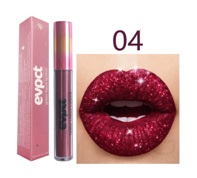 Kvinnelig Leppestift Vanntett Glitter Longlasting Glans 9