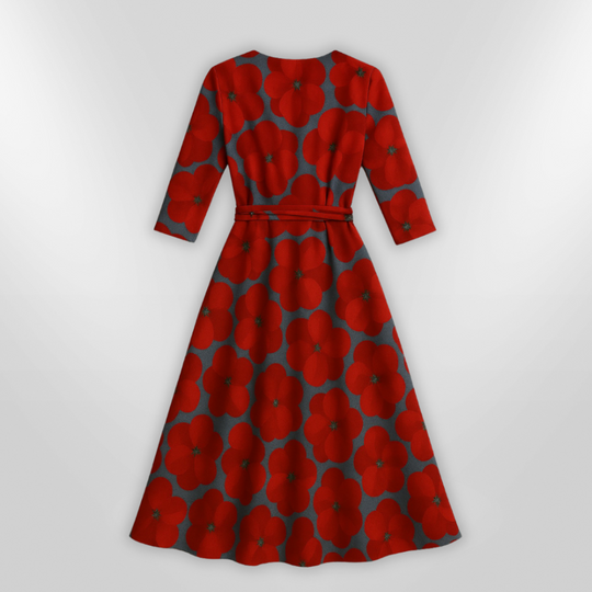 Kvinnelig Robe Floral Lett Pustende Stoff 4