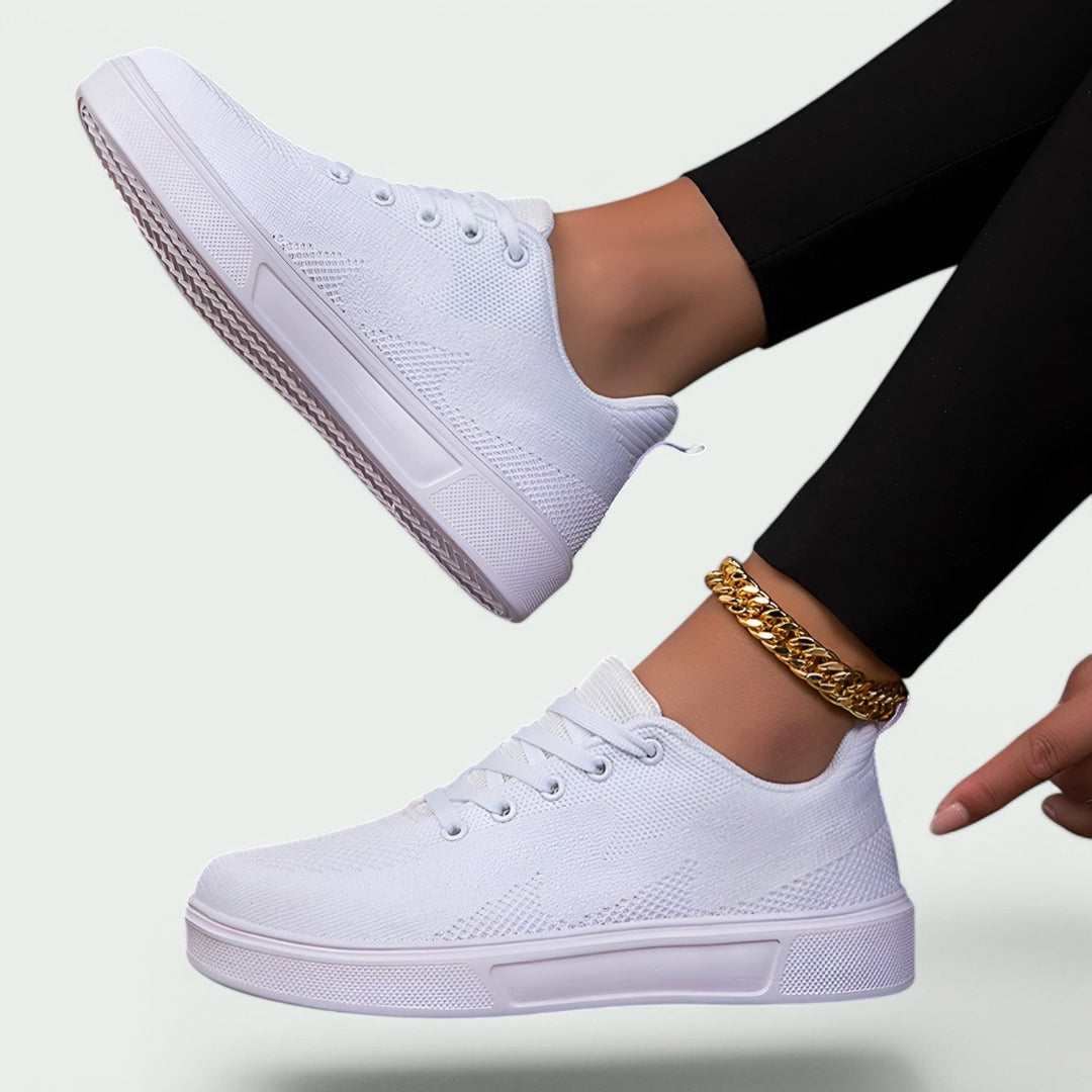 Kvinnelige Baskets Lett Pustende Stoff Minimalistisk Design 1