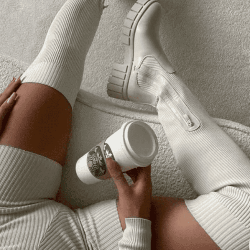 Kvinnelige Lårhøye Støvler Trendy 3