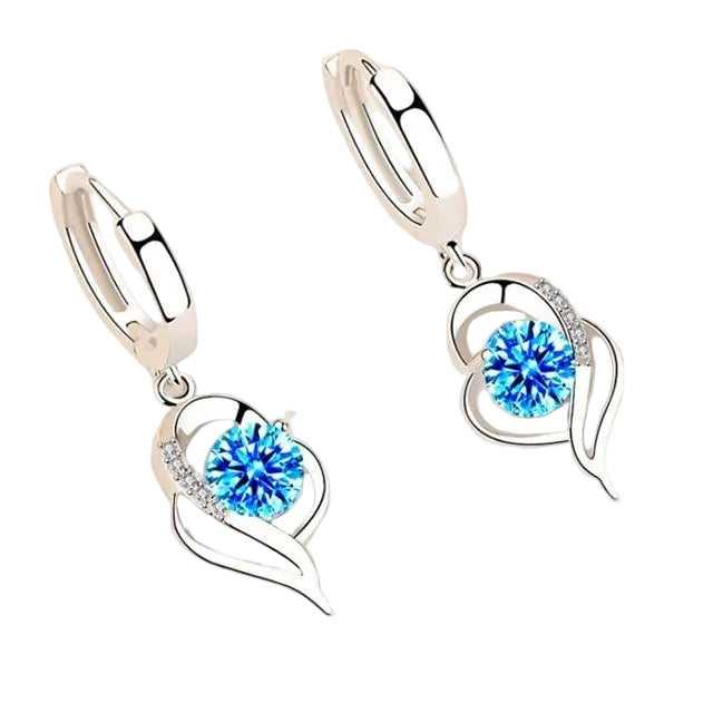 Kvinnelige Øredobber med Zirkon Design 0