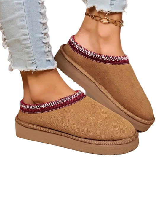 Kvinnelige Vintertøfler Komfortable 0