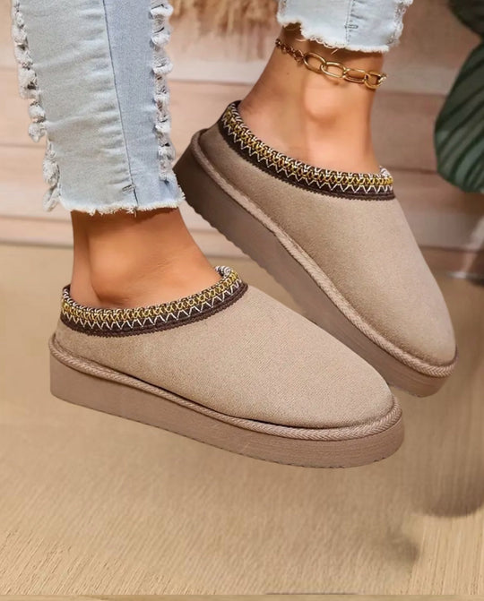 Kvinnelige Vintertøfler Komfortable 2