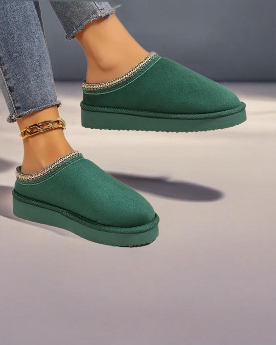 Kvinnelige Vintertøfler Komfortable 8