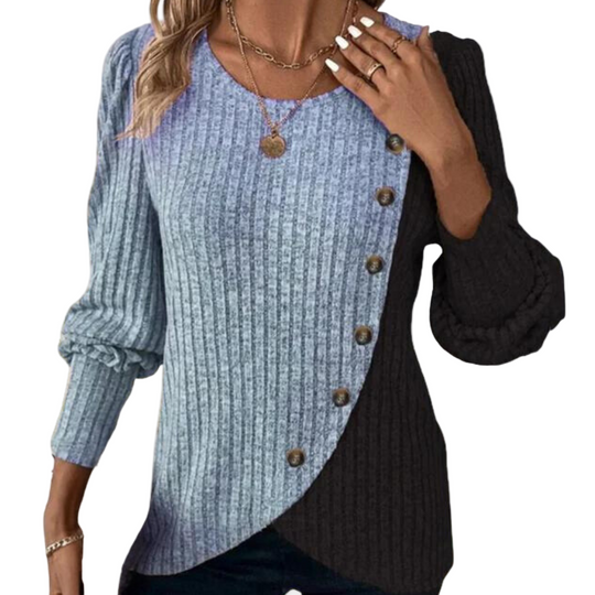 Kvinnenes Strikkegenser med Raffinert Design 0