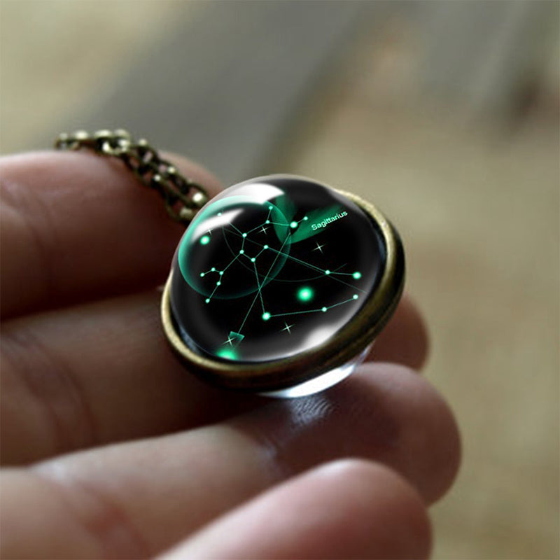 Kvinnens Zodiac Halskjede med 12 Stjernetegn Design 10