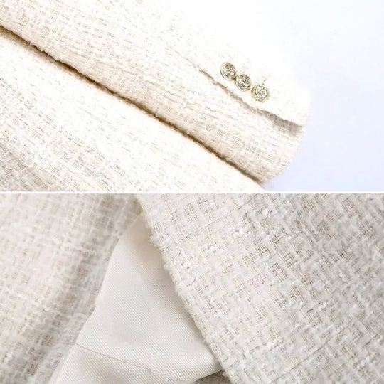 Kvinners Blazer i Tweed-stil 2