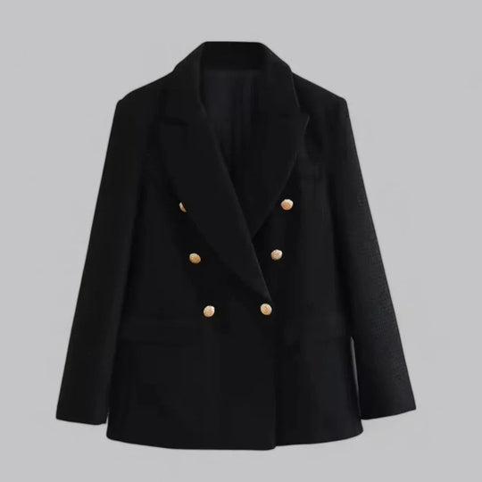 Kvinners Blazer i Tweed-stil 4