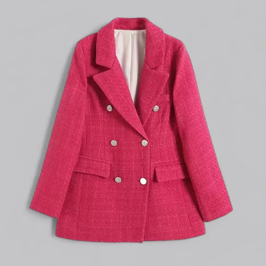 Kvinners Blazer i Tweed-stil 5