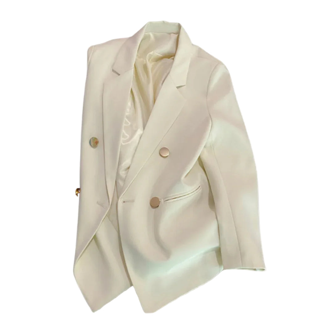 Kvinners Dobbelsneppet Blazer 0