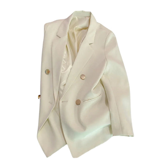 Kvinners Dobbelsneppet Blazer 0