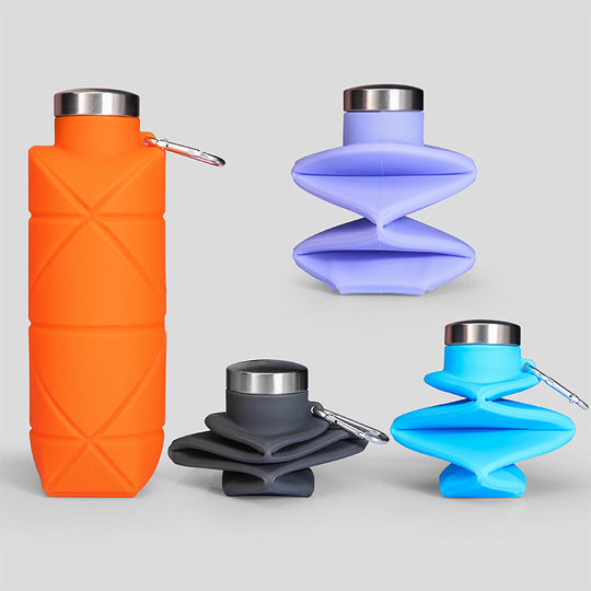 Kvinners Drikkeflasker Sammenleggbare Design for Trening og Reise 3