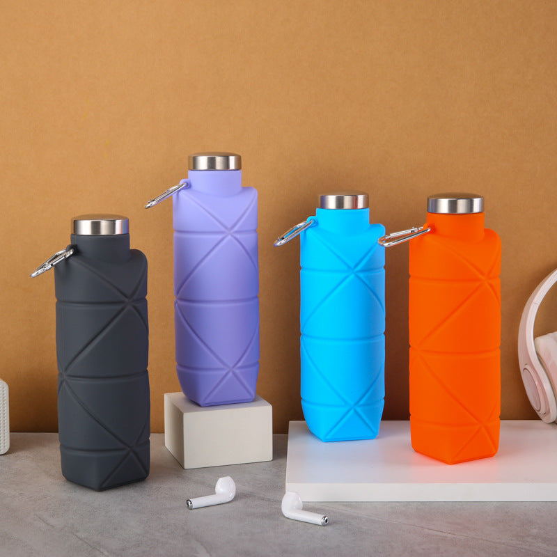 Kvinners Drikkeflasker Sammenleggbare Design for Trening og Reise 4