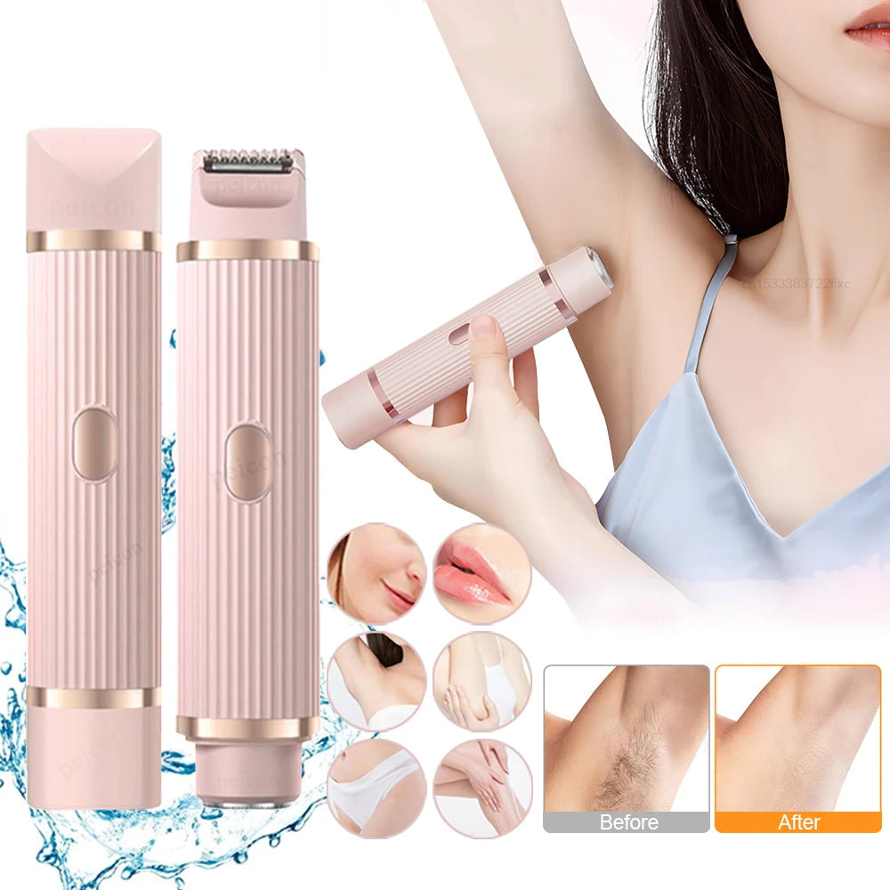 Kvinners Elektrisk Barbermaskin for Ansikt og Kropp 0