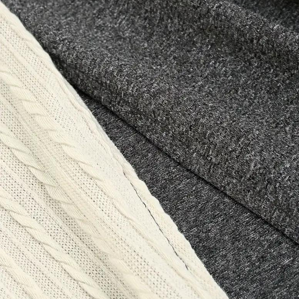 Kvinners Kjole med Snørebånd og Farveblok 3