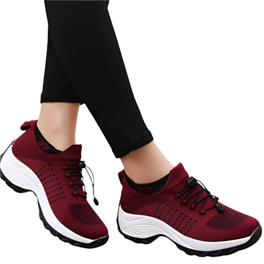 Kvinners Komfortable Sneakers med Pustende Mesh 0
