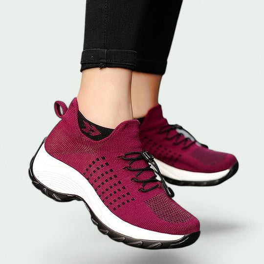 Kvinners Komfortable Sneakers med Pustende Mesh 2