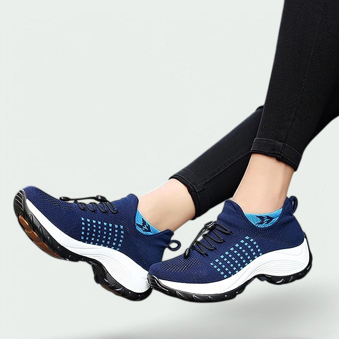 Kvinners Komfortable Sneakers med Pustende Mesh 3
