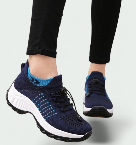 Kvinners Komfortable Sneakers med Pustende Mesh 9