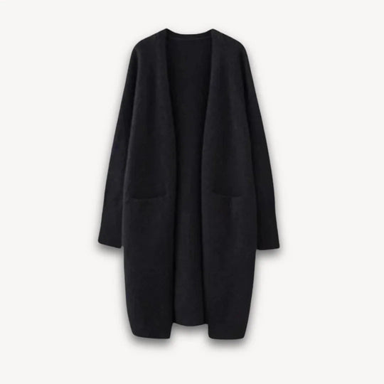 Kvinners Lang Cardigan Åpen Front 1