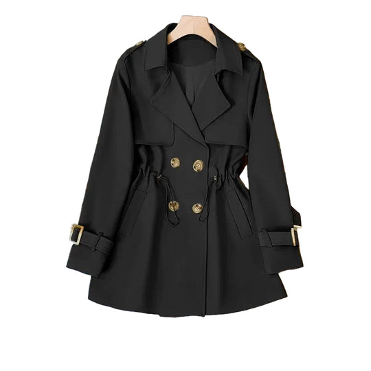 Kvinners Middels Lengde Trench Coat Moderne 0