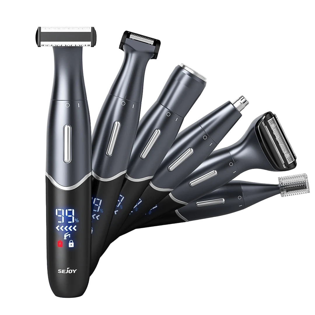 Kvinners Multifunksjonell Elektrisk Barbermaskin med Nese- og Øyenbrynstrimmer 0