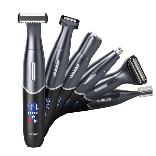 Kvinners Multifunksjonell Elektrisk Barbermaskin med Nese- og Øyenbrynstrimmer 0