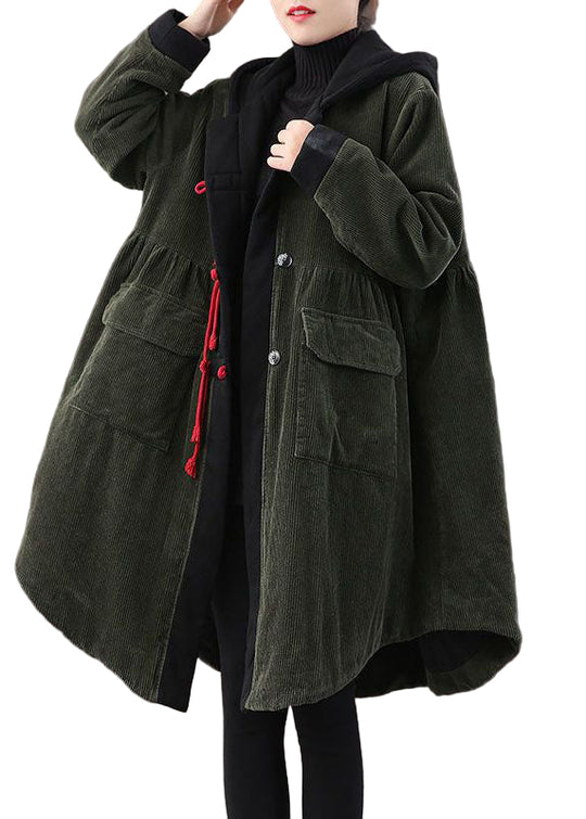 Kvinners Parka med Hette og Lommer 0